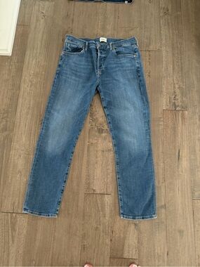 Citizens Of Humanity Women's Straight Leg Blue Jeans
